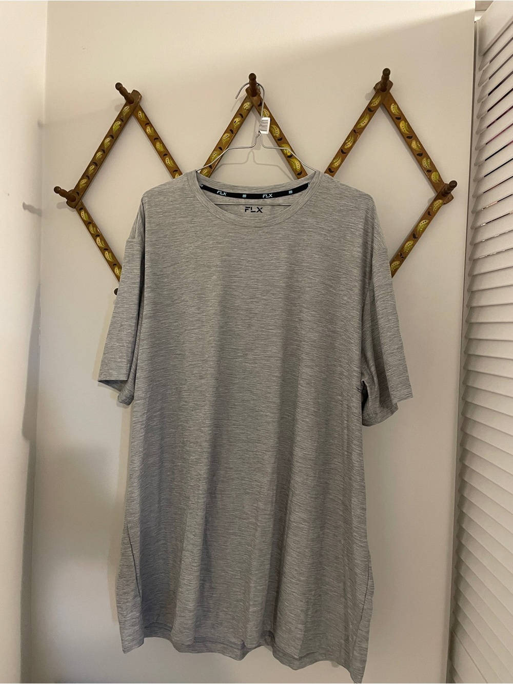 FLX Men's Light Gray Short Sleeve Crew Tee